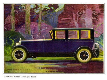 The Great Jordan Line Eight Sedan Ad (March, 1925)