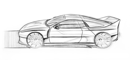 Kimera Automobili EVO37 (2021) - Design Sketch