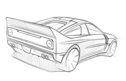 Kimera Automobili EVO37 (2021) - Design Sketch