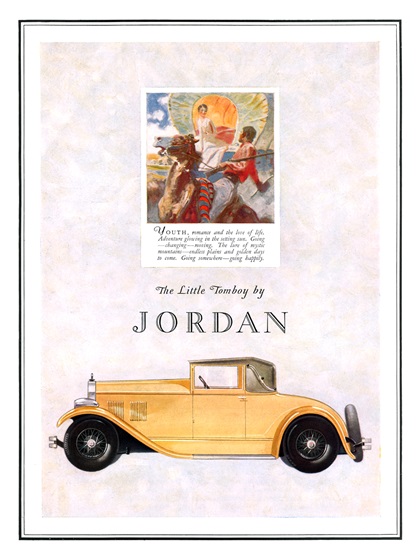 Jordan Ad (March, 1927) – The Little Tomboy by Jordan