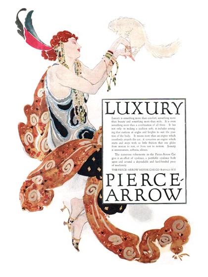 Pierce-Arrow Ad (October, 1916) – Luxury