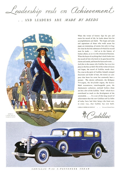 Cadillac Advertising Campaign (1933)