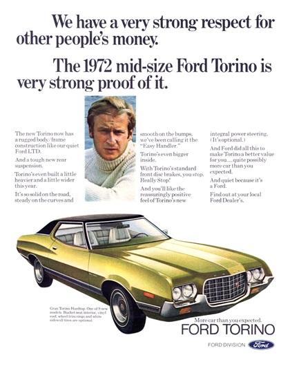 Ford Gran Torino Hardtop Ad (1972)