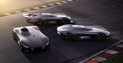 Jaguar Vision Gran Turismo Roadster, Coupé and SV