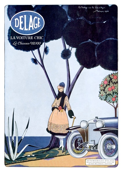 Delage Ad (1920) – Illustrated by Raimon