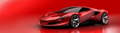 Ferrari SP48 Unica (2022) – Design Sketch