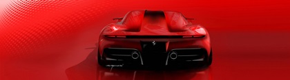 Ferrari SP48 Unica (2022) – Design Sketch