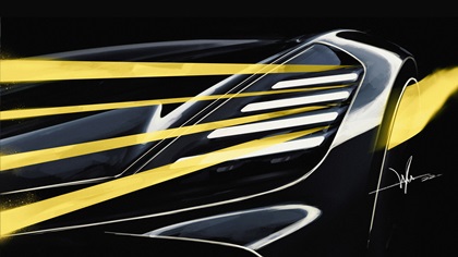 Bugatti W16 Mistral (2022) – Design Sketch