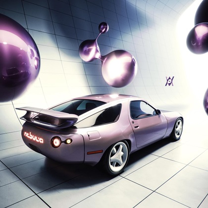 Porsche NEBULA 928 (2023): Art Car Concept by Daniel Arsham