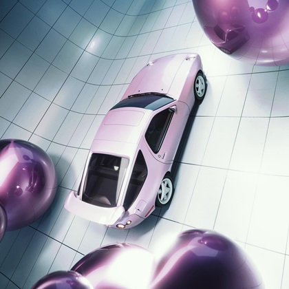 Porsche NEBULA 928 (2023): Art Car Concept by Daniel Arsham