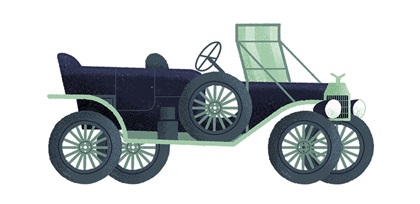 Ford Model T – Illustrated by MUTI Creative Studio
