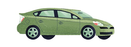 Toyota Prius – Illustrated by MUTI Creative Studio
