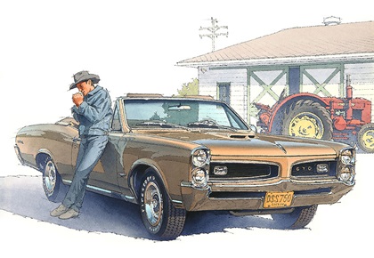 Pontiac GTO, 1967 – Illustrated by Kiyotaka Nagano