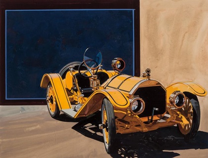 1913 Mercer Raceabout Model F Type 35-R – Illustrated by Thomas Maclay Hoyne