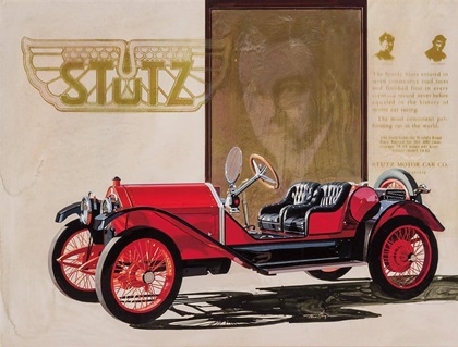1913 Stutz Bearcat Roadster – Illustrated by Thomas Maclay Hoyne