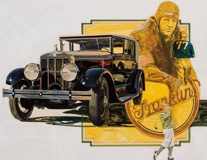 1928 Franklin Airman 12-A Convertible Sedan – Illustrated by Thomas Maclay Hoyne