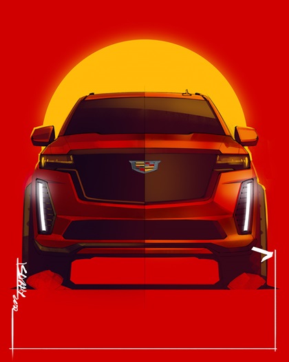 Cadillac Escalade V – Illustrated by Sajay Shinu