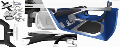 Triumph TR25 by Makkina (2023) – Design Sketches – Interior