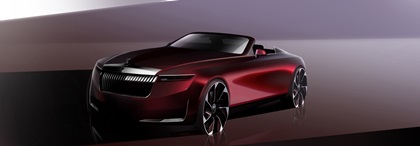 Rolls-Royce La Rose Noire Droptail (2023) – Design Sketch
