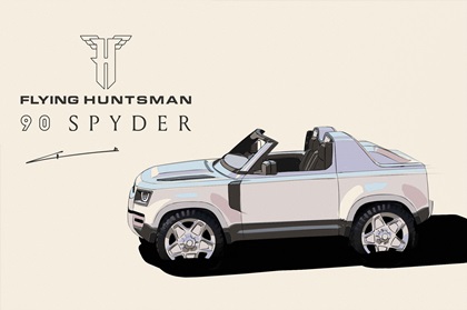 Project Kahn Flying Huntsman 90 Spyder – Design Sketch
