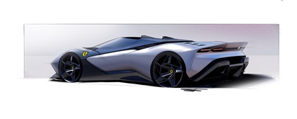 Ferrari SP-8 (2023) – Design Sketch