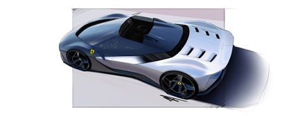 Ferrari SP-8 (2023) – Design Sketch