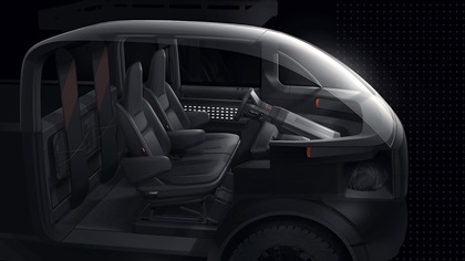 Canoo Pickup Truck (2021) – Design Sketch – Interior