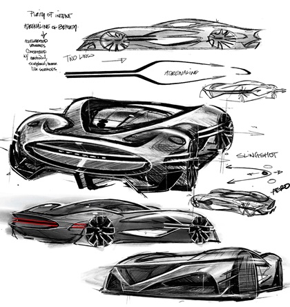Genesis X Gran Berlinetta Vision Gran Turismo Concept (2023) – Design Sketch