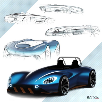 Scoperta by Camal Studio (2024): Caterham Seven in a Sexy Italian Dress