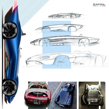 Scoperta by Camal Studio (2024): Caterham Seven in a Sexy Italian Dress