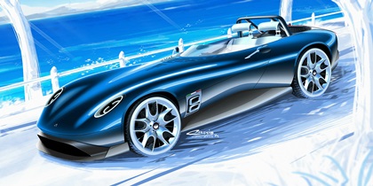 Scoperta by Camal Studio (2024): Caterham Seven in a Sexy Italian Dress