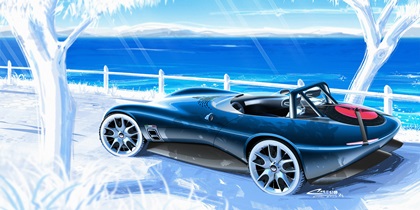 Scoperta by Camal Studio (2024): Caterham Seven in a Sexy Italian Dress