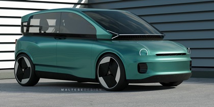 Re.Multipla by Marco Maltese (2024): Reimagining The ’90s Icon For The EV Age