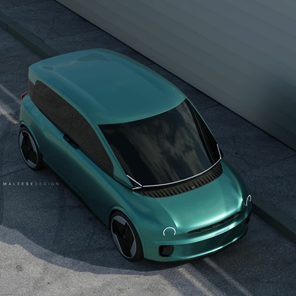 Re.Multipla by Marco Maltese (2024): Reimagining The ’90s Icon For The EV Age