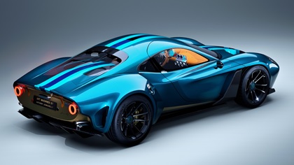 Art Machines by Anthony Jannarelly Ælla-60 (2025): Retro sports car based on the Ferrari 360