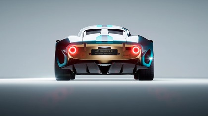 Art Machines by Anthony Jannarelly Ælla-60 (2025): Retro sports car based on the Ferrari 360
