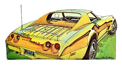 Chevrolet Corvette Sales Brochure (1974): Illustrated by Ken Dallison
