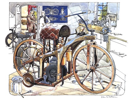 The First Century (1886-1986): Portfolio by Ken Dallison