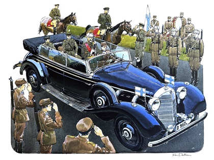 Mercedes-Benz 770 – Field Marshal Mannerheim's "Grosser Mercedes" (1939): Illustrated by Ken Dallison