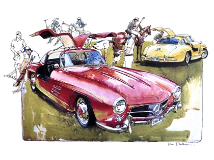 Mercedes-Benz 300SL Coupe (1954-1957): Illustrated by Ken Dallison