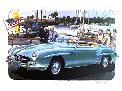 Mercedes-Benz 190SL Roadster (1955-1963): Illustrated by Ken Dallison