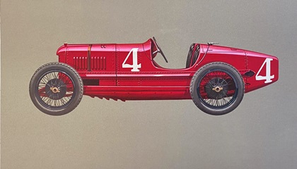1922 Fiat 2 Litre – Illustrated by Hans A. Muth