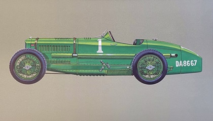 1924 Sunbeam 2 Litre – Illustrated by Hans A. Muth