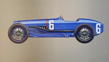 1927 Delage 1,5 Litre – Illustrated by Hans A. Muth