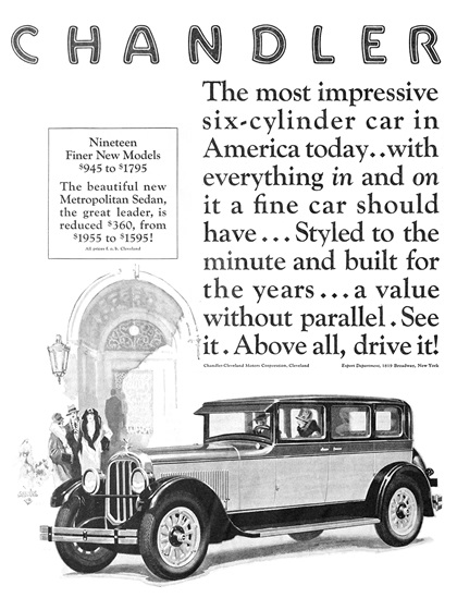 Chandler Advertising Art (1926-1927)