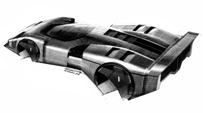 Ferrari SC40 (2025) – Design Sketch by Riccardo Angelini