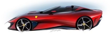 Ferrari SP51 (2022) – Design Sketch