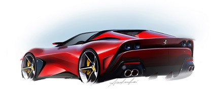 Ferrari SP51 (2022) – Design Sketch
