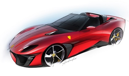 Ferrari SP51 (2022) – Design Sketch