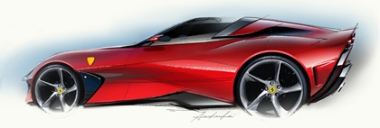 Ferrari SP51 (2022) – Design Sketch
